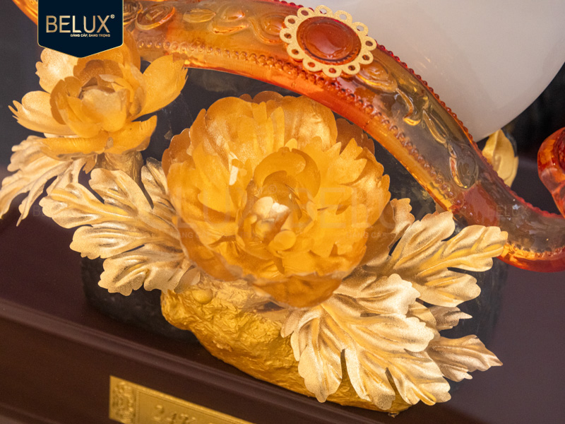 Vương Trượng Như Ý Ruby dát vàng 24k&nbsp;28x17x36cm